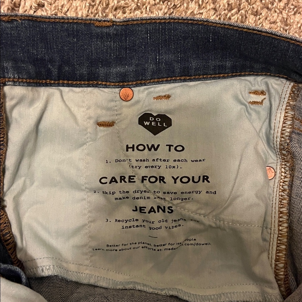 Madewell 9” mid rise skinny Jeans size 26 - Picture 10 of 10